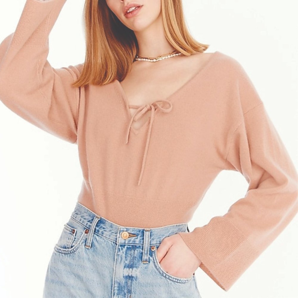 J. Crew Cashmere Ribbed Crewneck Sweater